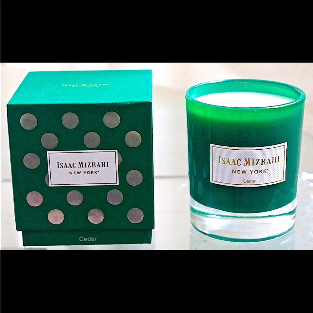 ISAAC MIZHARI NEW YORK CANDLE CEDAR SCENTED NEW
